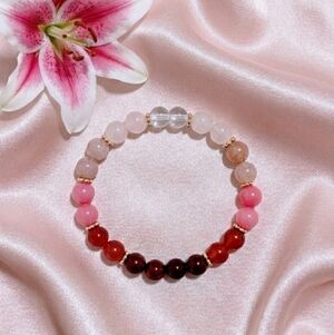 Jade/Quartz Bracelet